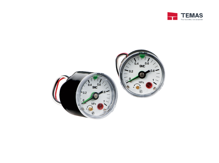 ĐỒNG HỒ ĐO ÁP SUẤT CÓ CÔNG TẮC SMC GP46